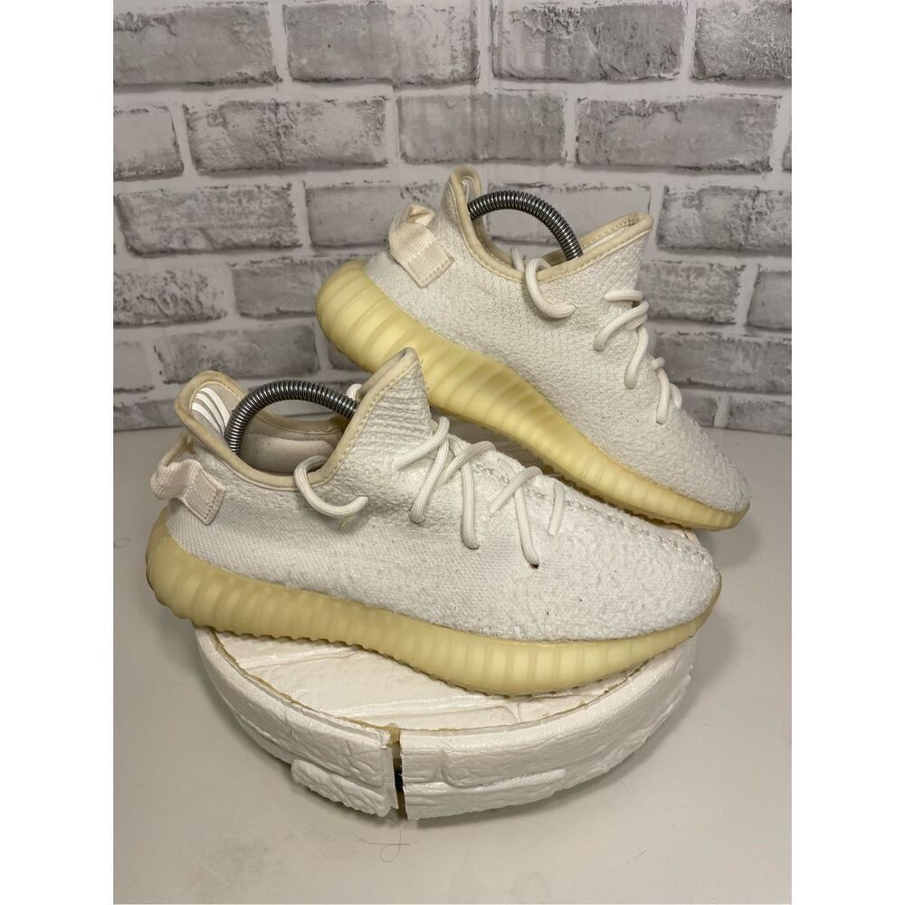 ADIDAS YEEZY BOOST 350 V2 USED SIZE 7 CREAM TRIPLE WHITE CP9366 for men